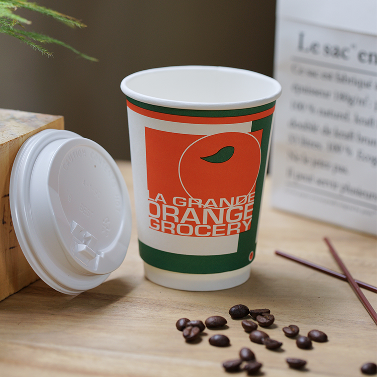 12oz 22 oz Personalized Disposable Coffee Cups With Customized Logo