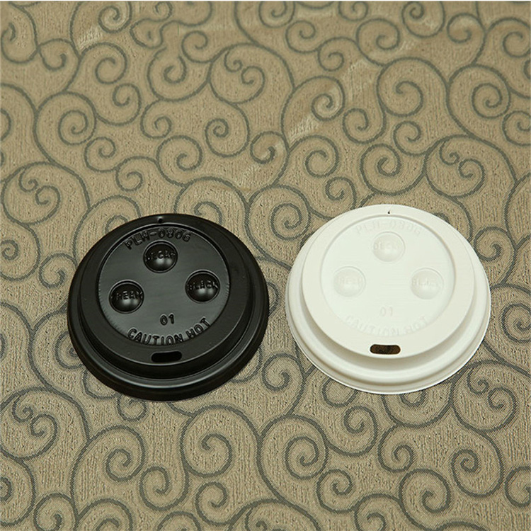 Disposable compostable printed coffee cup paper Lids