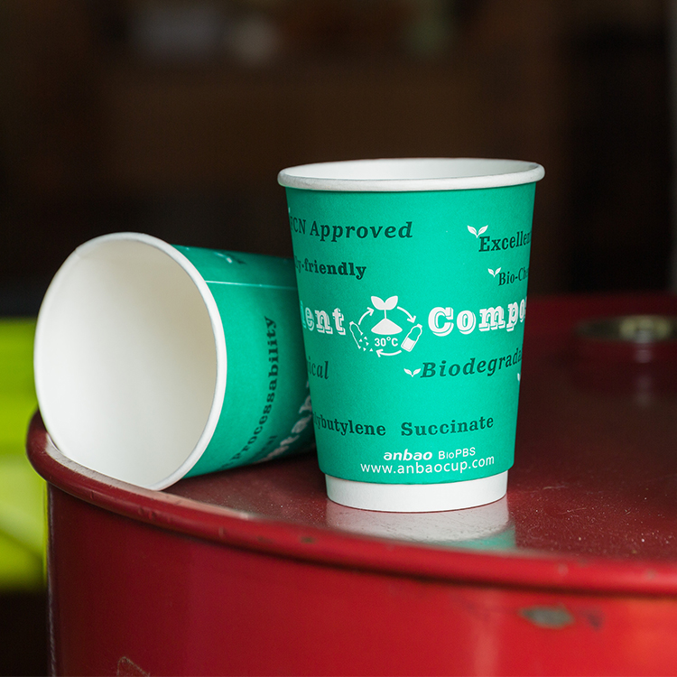 Excellent Quality Low Price BioPBS Paper Cup Fan Coated PE Disposable Juice Cups And Lids