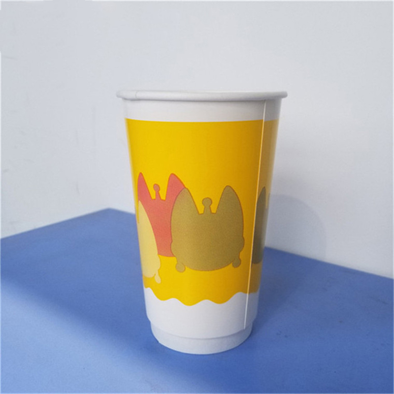 9oz hot coffee paper cup with lids/ coffee to go cups/ oem disposable paper coffee cups