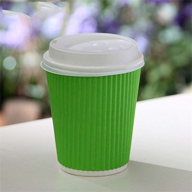 Disposable custom printed 250ml compostable paper cup