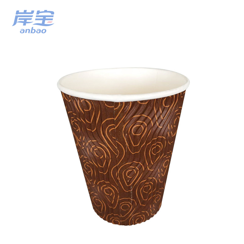 hot selling ripple skillful manufacture pe coated cup stock paper