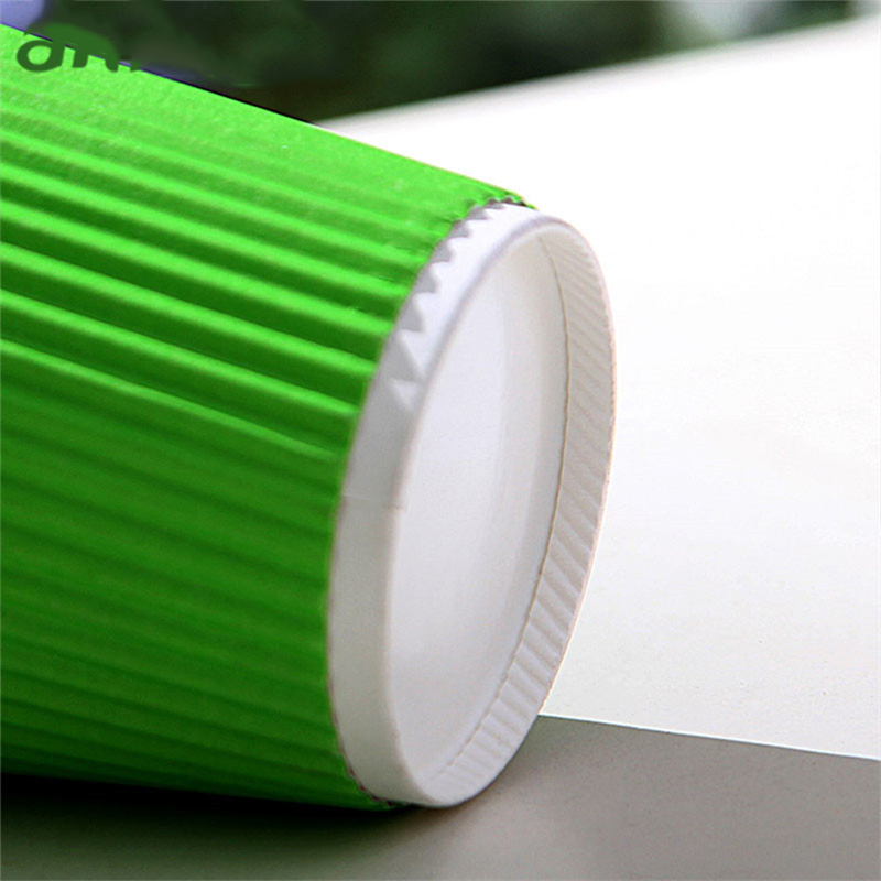Disposable Ripple Wall Paper Coffee ECO Cup