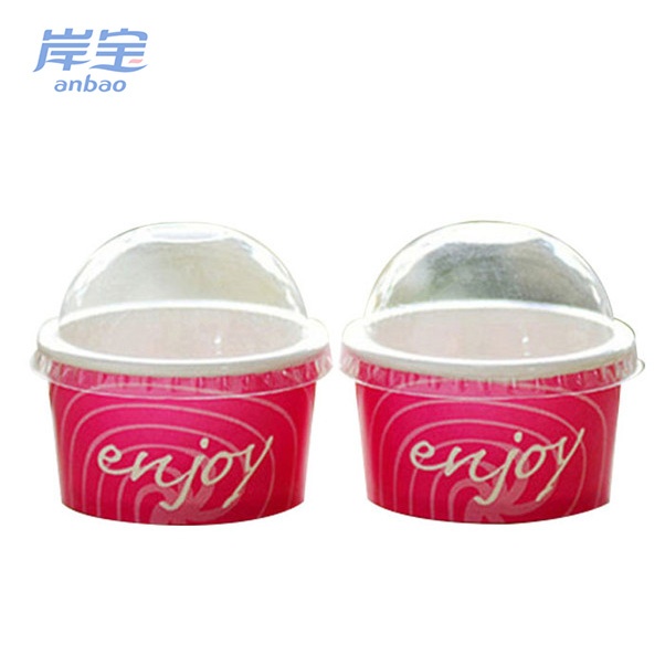 frozen yogurt use custom printed paper ice cream container with paper lid