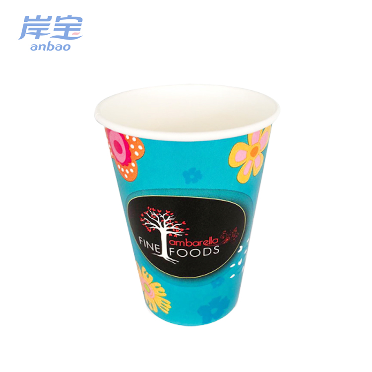 single wall convenient to carry standard size paper coffee carton cup