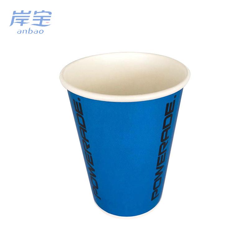 disposable paper cup for soda/cold/hot drinks with custom logo and lid