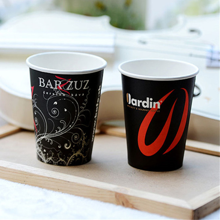 7oz 8oz Wholesale Takeout Single Wall Disposable Coffee Paper Cup